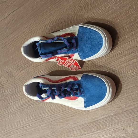Vans in Blue, Red, and White - Picture 1 of 4
